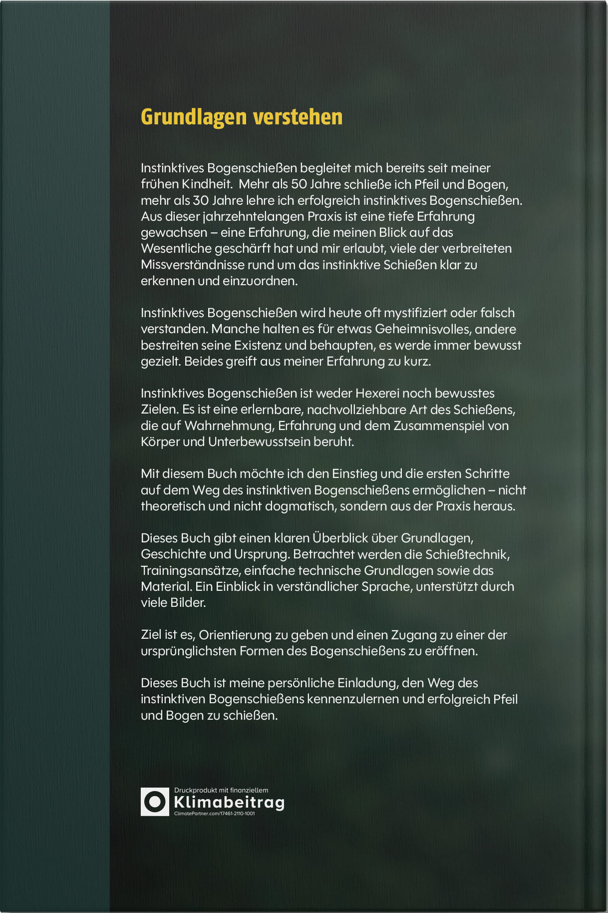 Buch Instinktives Bopgenschiessen von Henry Bodnik - Rueckseite