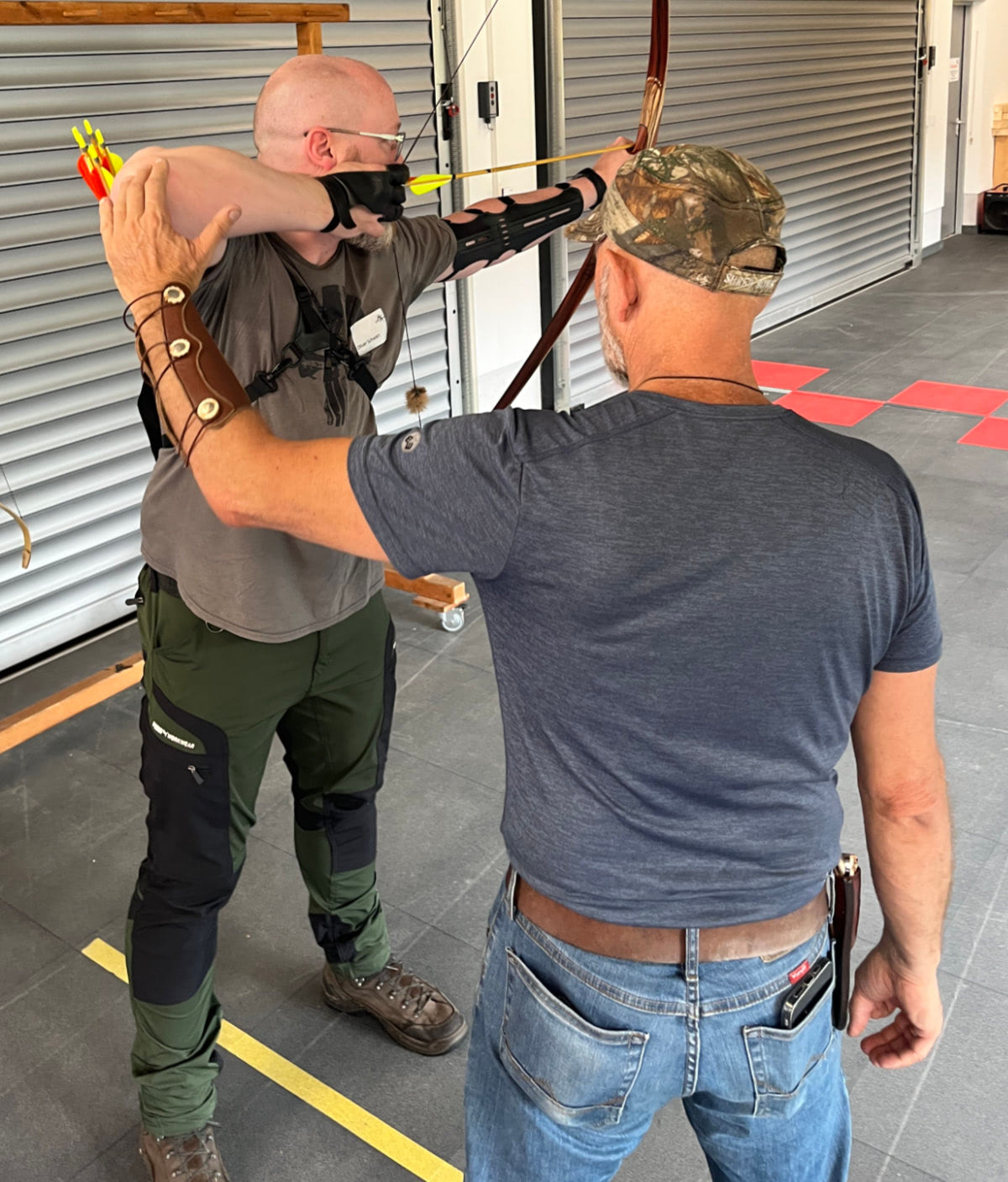 Personal individuell training with Henry Bodnik in instinktive archery