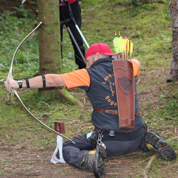 Instinctive archery, advanced course - bare shaft testing