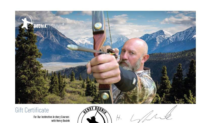 Give a gift - instinctive archery course